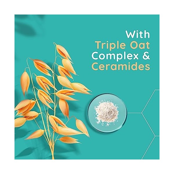 Aveeno Baume hydratant pour le visage Calm+Restore Rich Oat 1 x 50 ml , hydratant 24 heures pour le visage avec complexe tri