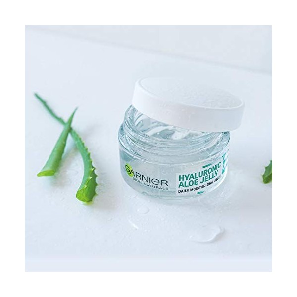 Garnier Skin Naturals Hyaluronic Aloe Jelly Gel Hydratant Light, Peau Normale, 50 ml