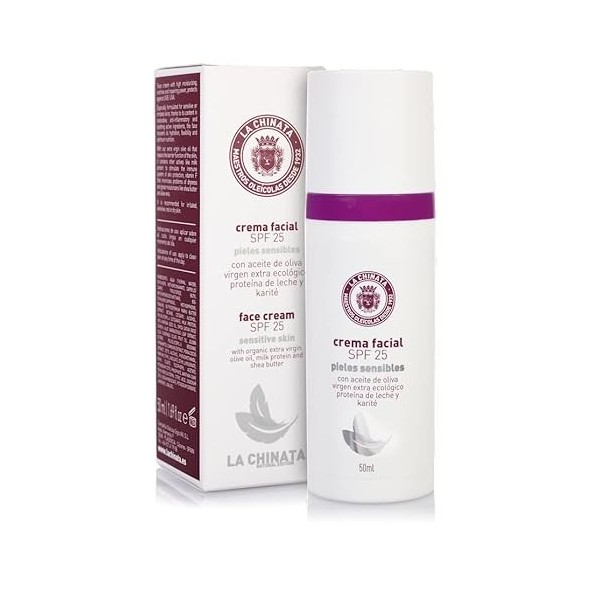 La Chinata Crème visage peaux sensibles SPF25 50ml