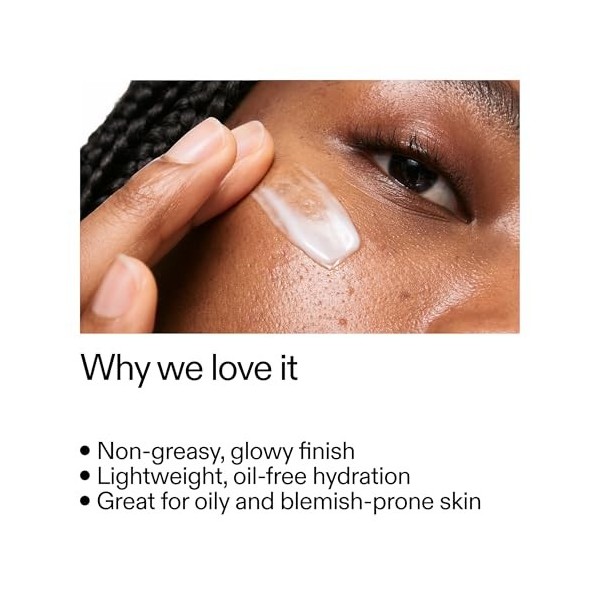 The INKEY List Omega Crème à leau 50 ml, hydratant pour le visage, gel léger, végétalien, convient aux peaux sujettes aux im