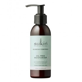 Sukin Crème hydratante sans huile Blemish Control 125 ml – avec eucalyptus et arbre à thé . sans cruauté envers les animaux e