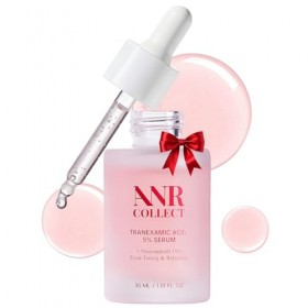 ANRCOLLECT Sérum Facial à 5% dAcide Tranexamique et 10% Niacinamide, Peau Eclatante, avec Uniformisation Equilibre du Teint,