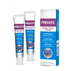 2 PCS Crème Antibactérienne Privée, Hommes Crème Anti-démangeaisons pour Parties Intimes, Crème Antifongique pour Intimes, Cr