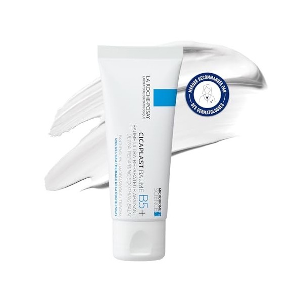 La Roche-Posay, Cicaplast, Baume B5+ Ultra-Réparateur, Apaise & Soulage les Peaux Irritées, Enrichi en Vitamine B5 & Beurre d...