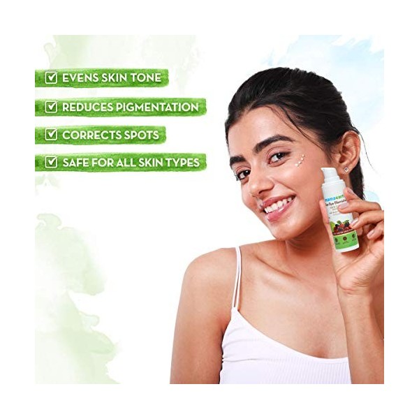 Mamaearth Bye Bye Blemishes Crème pour le visage, pour la pigmentation et lélimination des imperfections, avec extrait de mû