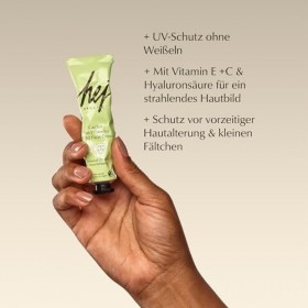 Crème pour le visage SPF30 Cactus 30 ml - Soin de jour pour tous les types de peau - Filtre UV - Avec vitamine C et acide h