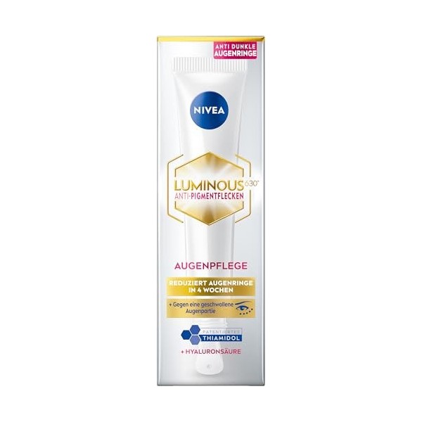 NIVEA Cellular LUMINOUS630® Soin de jour anti-taches de pigment 40 ml , soin du visage matifiant avec SPF 50 et vitamine E, ...