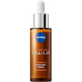 NIVEA CELLULAR Expert Filler Vitamine C Radiance Sérum de soin léger avec vitamine E Soin du visage pour rides lissées et pea