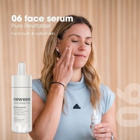 newkee Sérum pour le visage 20 ml , sérum à lacide hyaluronique avec effet immédiat nourrissant - Masque facial avec sérum 