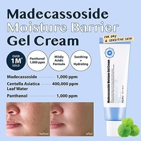 APIEU - Madecassoside Moisture Gel Cream, crème hydratante peau sensible, 50 ml