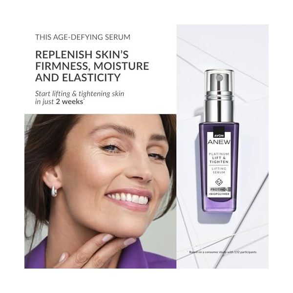 Avon Anew Platinum Lift & Tighten Sérum 30 ml – Emballé et scellé