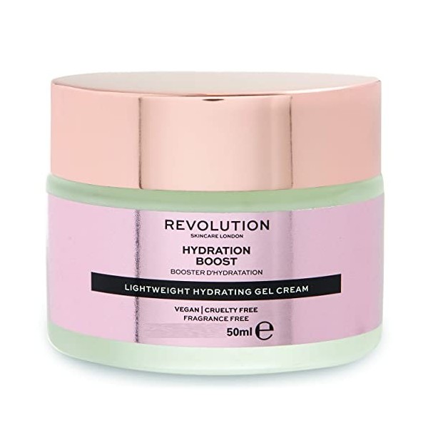 Revolution Skincare London, Hydration Boost, Crème Hydratantes, 50ml Crème Jour et Nuit