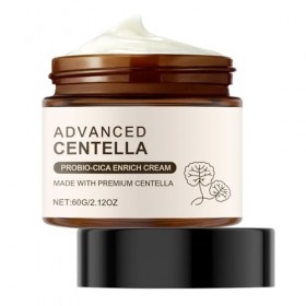 Crème Apaisante Centella Asiatica - Soulage Linconfort Cutané, Hydrate en Profondeur et Maintient le Confort 5pcs Crème Jour...
