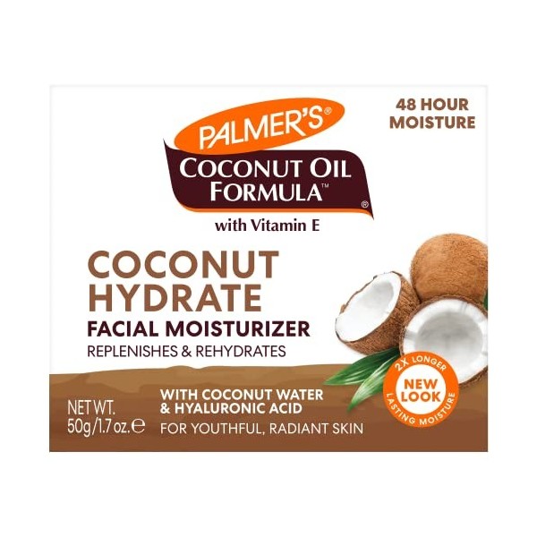 Palmers Hydratant pour Visage à lEau de Noix de Coco pour Unisexe 1.7 oz 50.28 ml