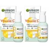 GARNIER Skin Active - Sérum Crème Booster DÉclat 2-En-1 - Hydratation 72h & Éclat - FPS 25 - Vitamine C & Agrumes - Vegan & ...