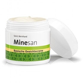 Sanct Bernhard Minesan Crème basique pour le visage à lhamamélis à la camomille mélisse à lhuile damande 100 ml
