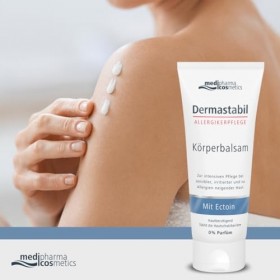 Dermastabil Baume pour le corps – Soin contre les allergies – Stabilise la barrière de protection de la peau – medipharma cos