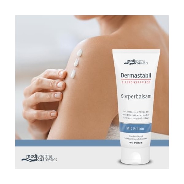 Dermastabil Baume pour le corps – Soin contre les allergies – Stabilise la barrière de protection de la peau – medipharma cos