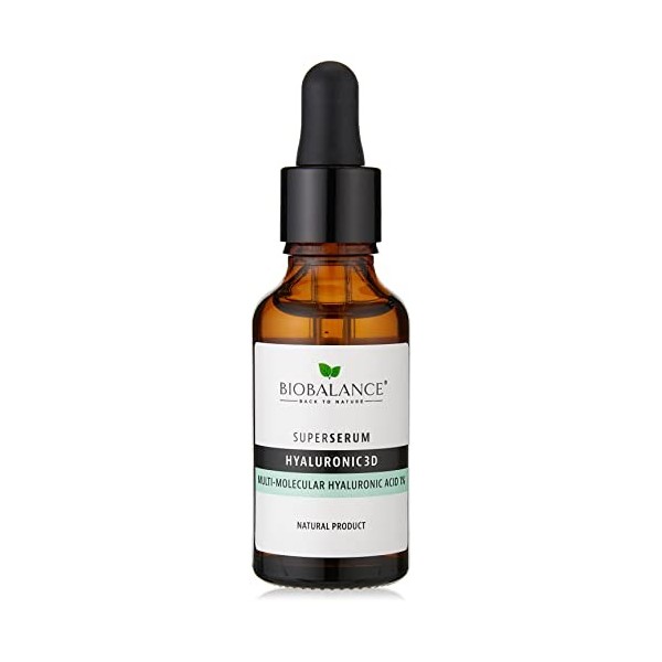 BioBalance Hyaluronic 3D – Super Sérum Plump | 30 ml | Hydratant en profondeur | Sérum repulpant pour le visage | Réduction d