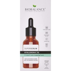 BioBalance Hyaluronic 3D – Super Sérum Plump | 30 ml | Hydratant en profondeur | Sérum repulpant pour le visage | Réduction d