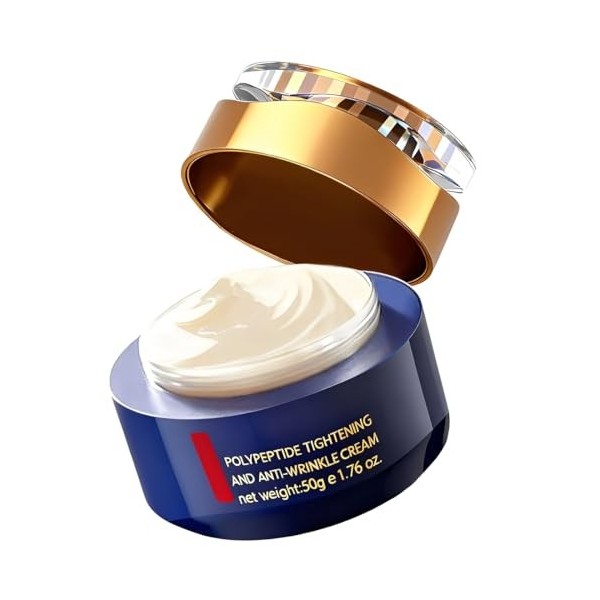 1 pcs Crème anti-rides,Creme Visage, Wrinkle Power Creme Hydratante Visage Pour Polypeptide Tightening And Anti-Wrinkle Cream