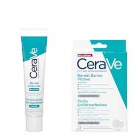 CeraVe, Soins pour les Peaux à Tendance Acnéique, Soin Concentré Anti-Imperfections 40 ml, et Patchs Anti-Imperfections Invis