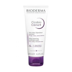 BIODERMA Cicabio Creme+ Soin ultra réparateur et apaisant - Protège des agressions extérieures, texture « effet pansement » -