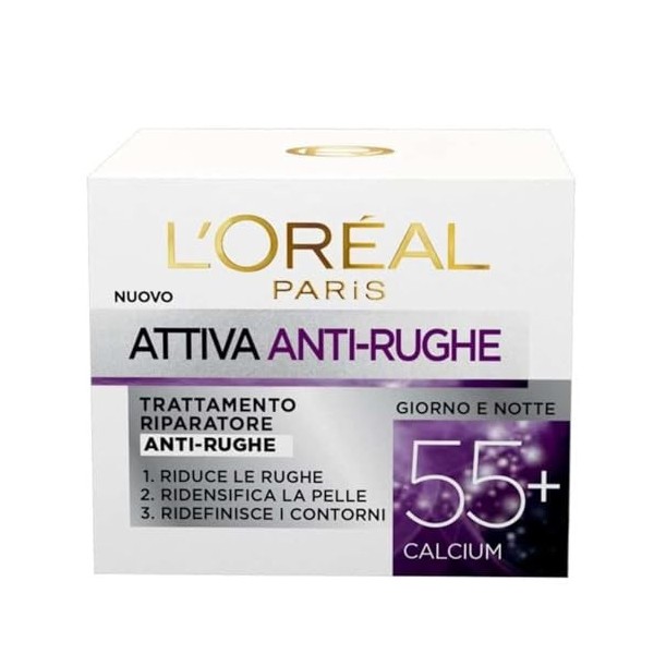 LOREAL Anti-rides Active + 55y.o. 50 ml. - Soins du visage