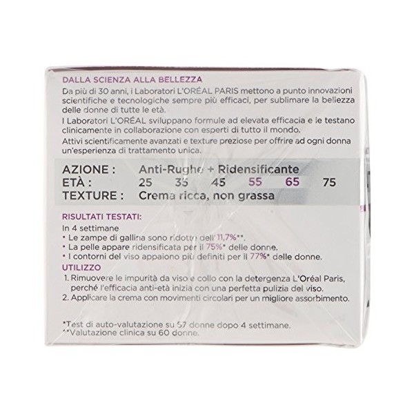 LOREAL Anti-rides Active + 55y.o. 50 ml. - Soins du visage