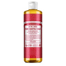 Dr. Bronners - Pure Castile Liquid Soap Rose 475 ML