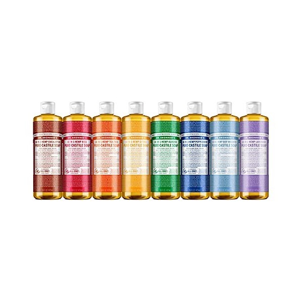 Dr. Bronners - Pure Castile Liquid Soap Rose 475 ML