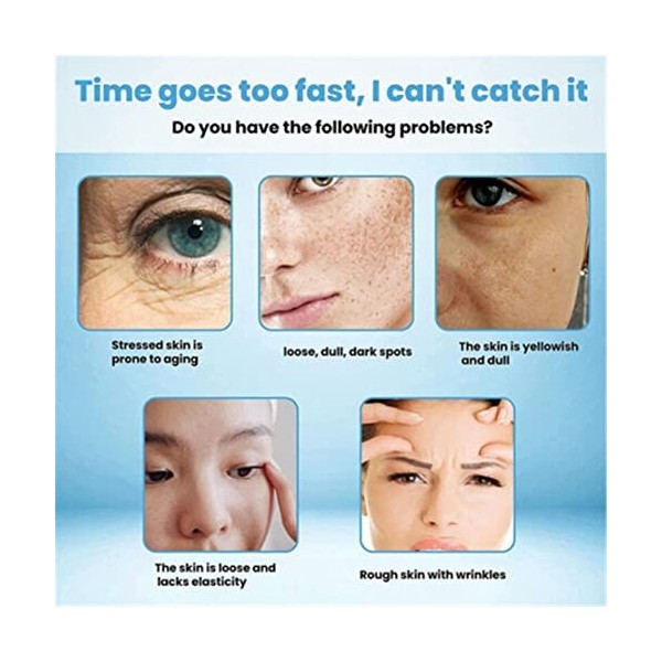 Sérum Aux Peptides De Cuivre Bleu Pour Le Visage, Sérum Contre Les Taches Brunes Et Lacné, Sérum Hydratant Et Raffermissant ...