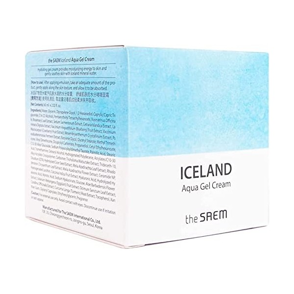 Iceland Aqua Moist Cream Crema 60Ml