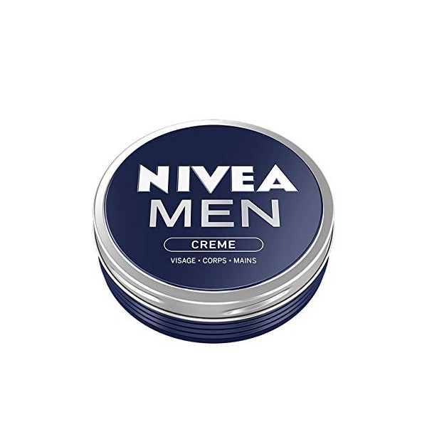 NIVEA MEN Crème Visage - Corps - Mains 1 x 150 ml , crème multi-usages au parfum masculin format boîte alu, soin hydratant 3 ...