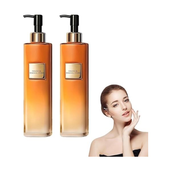 2 PCS Firming & Renewal Cream, 2024 New Advanced Skin Firming Cream, Restore Skin Elasticity, Moisturizer Face Lotion & Body 