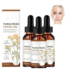 Huile de cresson de Para, huile de cresson de Para biologique, huile essentielle hydratante anti-âge pour la réduction des ri...