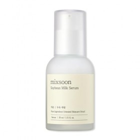 mixsoon Soybean Milk Serum – Sérum hydratant et raffermissant aux fèves de soja fermentées, collagène végan et 3 peptides pou