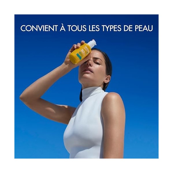 Biotherm, Waterlover Protection Solaire SPF 30, Lait Solaire Contre Rayons UVA et UVB, Waterproof, Sans Traces Blanches, Éco-...