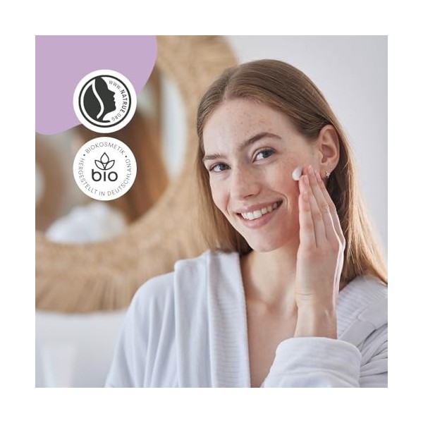 Baldini Crème de jour riche 50 ml – Cosmétique naturelle – Anti-âge – Certifié bio avec huile de noyau dabricot & huile din