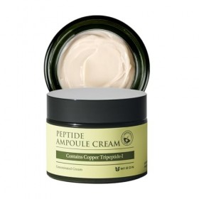 [MIZON] PEPTIDE AMPOULE CREAM 50ml Korean Skincare - Crème Réparatrice au Tripeptide de Cuivre - Soin anti-âge raffermissan