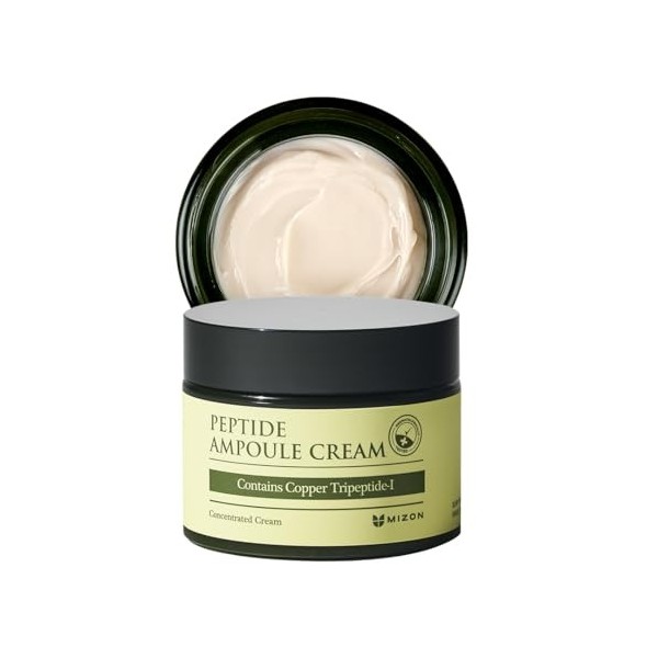 [MIZON] PEPTIDE AMPOULE CREAM 50ml Korean Skincare - Crème Réparatrice au Tripeptide de Cuivre - Soin anti-âge raffermissan