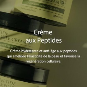 [MIZON] PEPTIDE AMPOULE CREAM 50ml Korean Skincare - Crème Réparatrice au Tripeptide de Cuivre - Soin anti-âge raffermissan