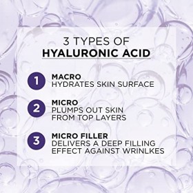 LOreal Paris LOréal Paris Revitalift Filler Crème Anti-Âge Repulpante Profonde SPF50, Protection UV, Hydratante, Hydrate In C...