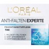 LOréal Paris Feuchtigkeitspflege für das Gesicht, Pflegende Anti-Aging Creme mit Kollagen Biosphären, Mildert Fältchen und s