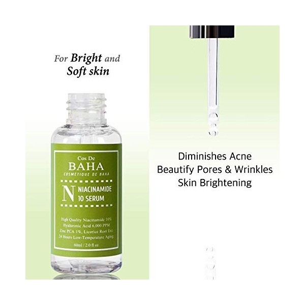 Cos De BAHA N Niacinamide 10 Serum 60ml