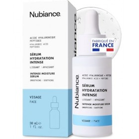 NUBIANCE – Sérum Hydratation Intense Visage – Acide hyaluronique haute concentration – Hydratation profonde, barrière renforc