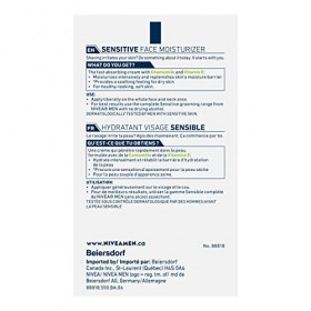 Nivea For Men - Crème hydratante sensitive extra douce - Peaux sensibles - 75 ml