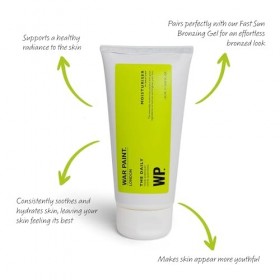 War Paint, la crème hydratante visage quotidienne pour hommes. Unifie le teint, hydrate intensément et protège la peau. Textu