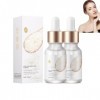 Dyceittdia 2PCS Sérum de Riz, Essence de Riz Anti-rides, Réparer la Barrière Cutanée, Réduire la Pigmentation, Hydrate et Nou