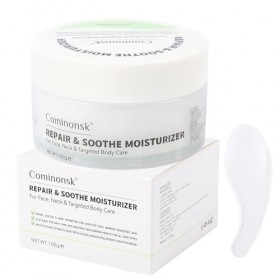 Crème hydratante apaisante pour les peaux sensibles sèches et affaiblies, soulage les rougeurs, les démangeaisons, les rides 